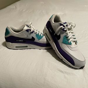 Nike Air Max 90 Size 13 White/ Purple/ Teal